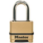 Master Excell M175 50mm Open Shackle Combination Padlock